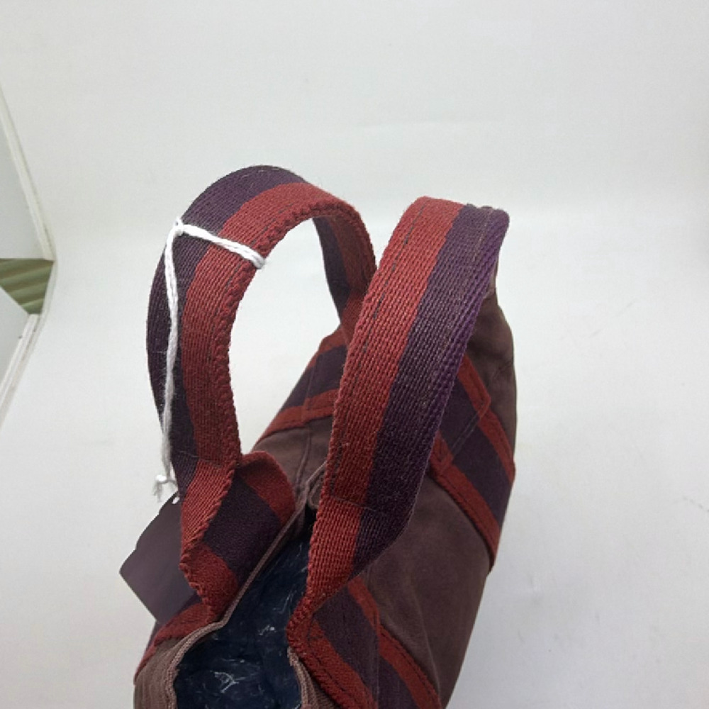 Hermès Herbag Cabas Burgundy Canvas Tote Bag - Picture 5 of 8